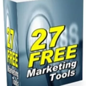 Cover image for Ebook 27 Free Marketing Tools