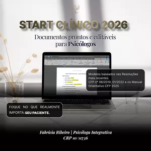 Imagem do curso Kit Start Clínico 2026: Documentos Prontos para Psicólogos.