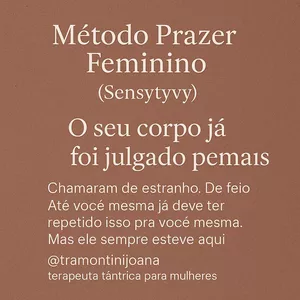 Imagem de capa para o Curso online Metodo Prazer Femenino (Sensytyvy)