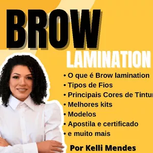 Imagem principal do produto Brow Lamination - Por Kelli Mendes