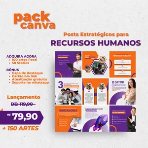 Imagem do curso Pack Canva Recursos Humanos 