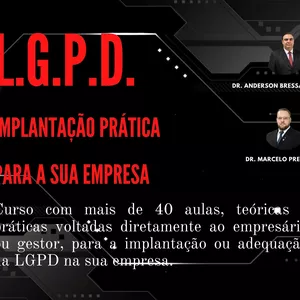 Imagem do curso Implantação Prática da LGPD na sua Empresa