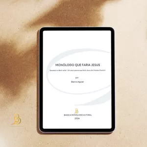Imagem de capa para o Ebook Monólogo Que faria Jesus