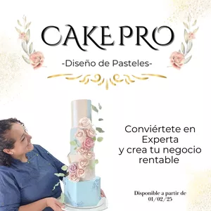 Imagen de portada para Curso online CAKE PRO- Diseño de Pasteles