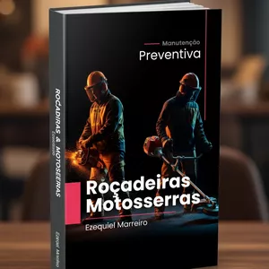 Imagem de capa para o Ebook Manutenção preventiva de rocadeiras e motosserras 