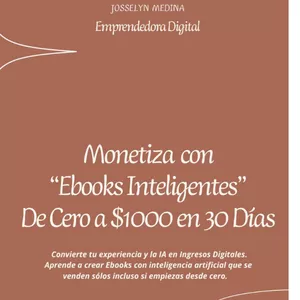 Imagen de portada para Ebook Monetiza con "Ebooks Inteligentes"