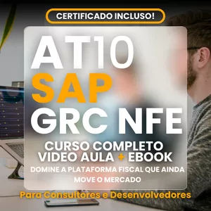 Imagem de capa para o Curso online Curso SAP GRC NF-e - VIDEO AULAS + EBOOK