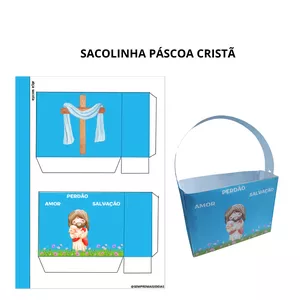 Imagem de capa para o Ebook SACOLINHA DE PÁSCOA CRISTÃ