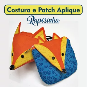 Costura e Patch Aplique: Raposinha>