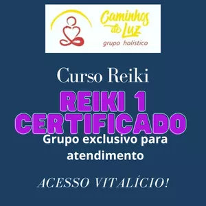 Imagem de capa para o Curso online Reiki Usui e Tibetano nível 1 com certificado