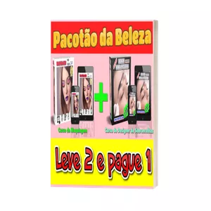 Imagem do curso Pacotão da Beleza- Maquiagem Pro + Designer de Sobrancelhas- Pague 1 e leve 2