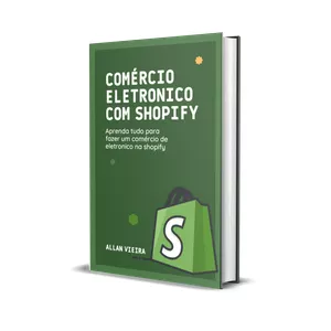 Imagem de capa para o Ebook Comércio eletrônico com Shopify
