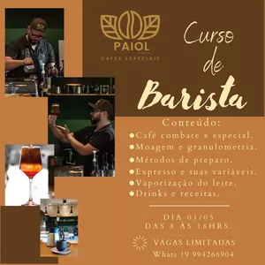 Imagem de capa para o Curso online Curso Barista Amador e Profissional