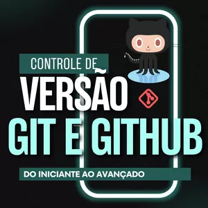 Imagem de capa para o Curso online Controle de Versão com Git e GitHub: Do Iniciante ao Avançado