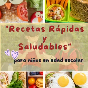 Imagen de portada para Ebook Recetas Rápidas y Saludables Para Niños en Edad Escolar