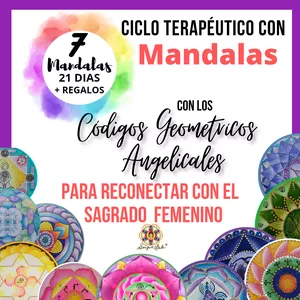 Imagen de portada para Curso online CICLO TERAPEUTICO CON MANDALAS PARA COLOREAR "RECONECTANDO CON EL SAGRADO FEMENINO" A TRAVES DE LOS CODIGOS GEOEMTRICOS ANGELICALES