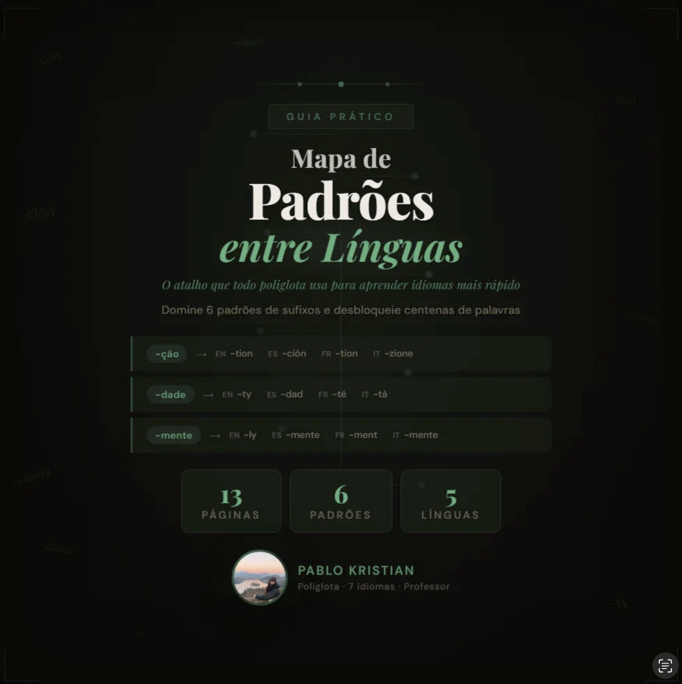 Imagem do curso O Mapa Mental Que Conecta 7 Idiomas De Uma Vez