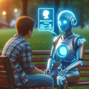 Imagem de capa para o Ebook  A Busca por Respostas: IA e Uma Nova Era para a Saúde Mental