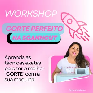 Imagem de capa para o Curso online WORKSHOP CORTE PERFEITO NA SCANNCUT