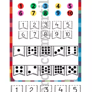 Imagem de capa para o Ebook Bandeirinhas Juninas: Relacionando Cor, Número e Quantidade