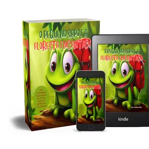 Imagem de capa para o Ebook O Pequeno Sapo e a Floresta Encantada