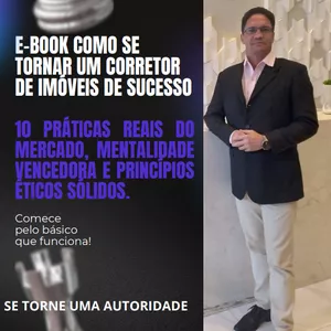 Imagem de capa para o Ebook E-BOOK COMO SE TORNAR UM CORRETOR DE IMÓVEIS DE SUCESSO