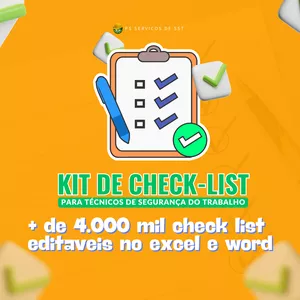 Imagem de capa para o Ebook KIT DE CHECK-LIST PARA TST