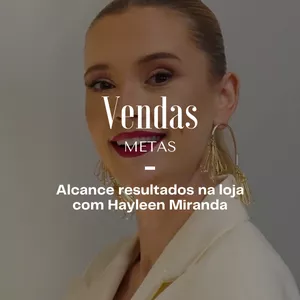 Imagem de capa para o Curso online Vendas e Metas  - Hayleen Miranda