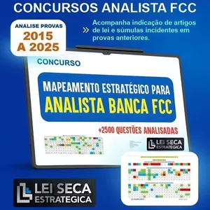 Imagem de capa para o Curso online ANALISTA BANCA FCC 2026
