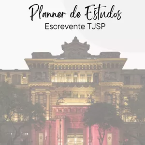 Imagem de capa para o Curso online PLANNER DE ESTUDOS ESCREVENTE TJSP  - APROVAESTUDOS