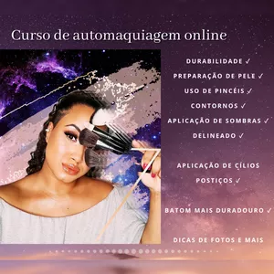Imagem do curso Automaquiagem com Gabrielly Olmedo