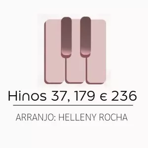 Imagem de capa para o Ebook Arranjos para Piano - Hinos 37, 179 e 236