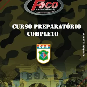 Imagem de capa para o Curso online Preparatório ESA Completo - Eu Tenho Foco