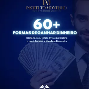 Imagem de capa para o Ebook 60+ Formas de Ganhar Dinheiro – Transforme Seu Tempo Livre em Lucro!  Descubra maneiras práticas e acessíveis de gerar renda extra e alcançar a sua liberdade financeira — mesmo começando do zero!