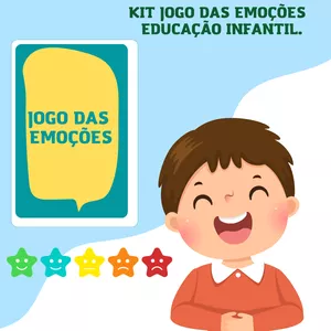 Imagem de capa para o Curso online JOGO DAS EMOÇÕES- Educação infantil BNCC- habilidade EI03CG01 
