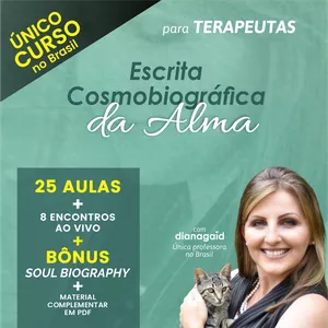 Imagem de capa para o Curso online Escrita Cosmobiográfica da Alma - Soul Biography - para terapeutas