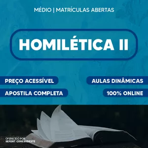 Imagem de capa para o Curso online Curso de Homilética II