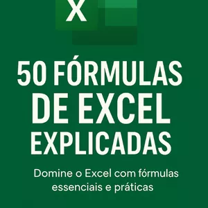 Imagem de capa para o Ebook 50 Formulas de Excel Explicadas
