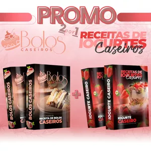 Imagem do curso Bolos Caseiros Lucrativos e Fábrica de Iogurtes caseiros: 2 em 1!!
