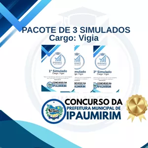 Imagem de capa para o Ebook Simulados Concurso de Ipaumirim (VIGIA)