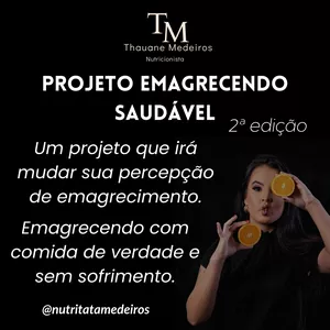Imagem de capa para o Curso online Projeto Emagrecendo Saudável - 1ª edição 