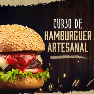 Imagem principal do produto Curso de Hambúrguer Artesanal