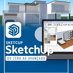 Imagem de capa para o Ebook Curso Completo Sketchup 