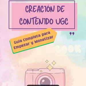 Imagen de portada para Ebook CREACIÓN DE  CONTENIDO UGC