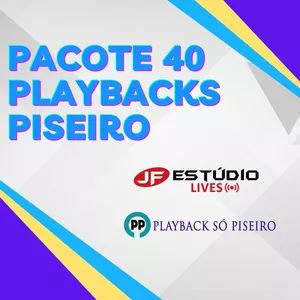 Imagem de capa para o Curso online PACOTE 40 PLAYBACKS SÓ PISEIRO
