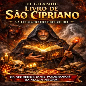 Imagem de capa para o Ebook O GRANDE LIVRO DE SÃO CIPRIANO O TESOURO DO FEITICEIRO
