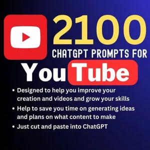 Cover image for Ebook Chatgpt AI Prompts For YouTube