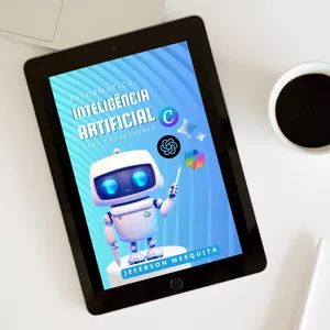 Imagem de capa para o Ebook  I.A: A Inteligência Aliada ao Professor
