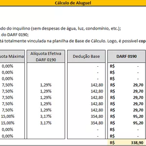 Imagem de capa para o Curso online Planilha Excel | Cálculo de Imposto sobre Aluguel