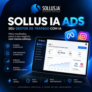 Imagem de Sollus IA ADS — Seu Gestor de Tráfego com IA criado por SOLLUS IA INTELIGÊNCIA E CONECTIVIDADE LTDA na hotmart